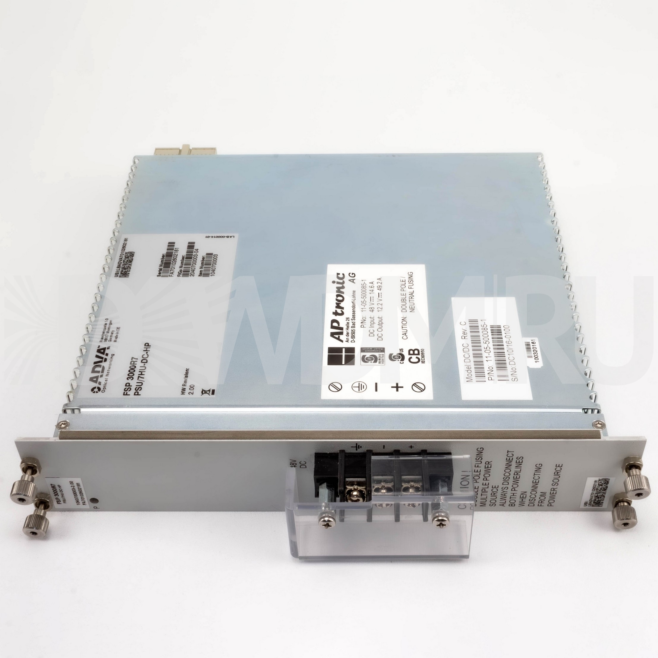 PSU/9HU-DC Power Supply Module (1000W) DC for SH9HU ADVA Optical pn1040700041