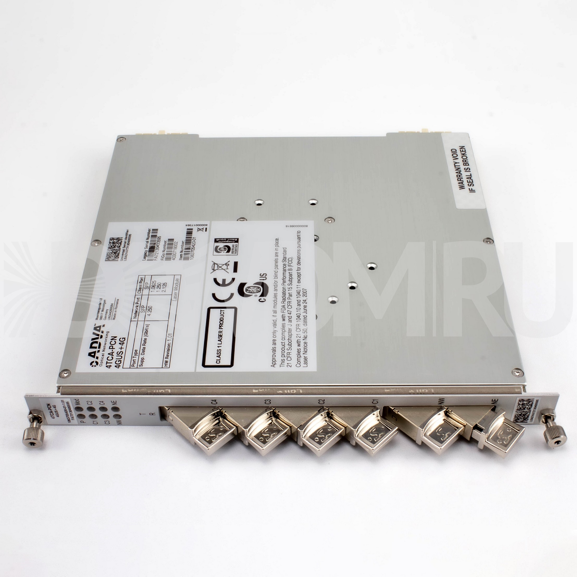 4TCA-PCN-4GUS+4G 4-port 4G ADM Card ADVA Optical ADVA Optical pn1063705420-01